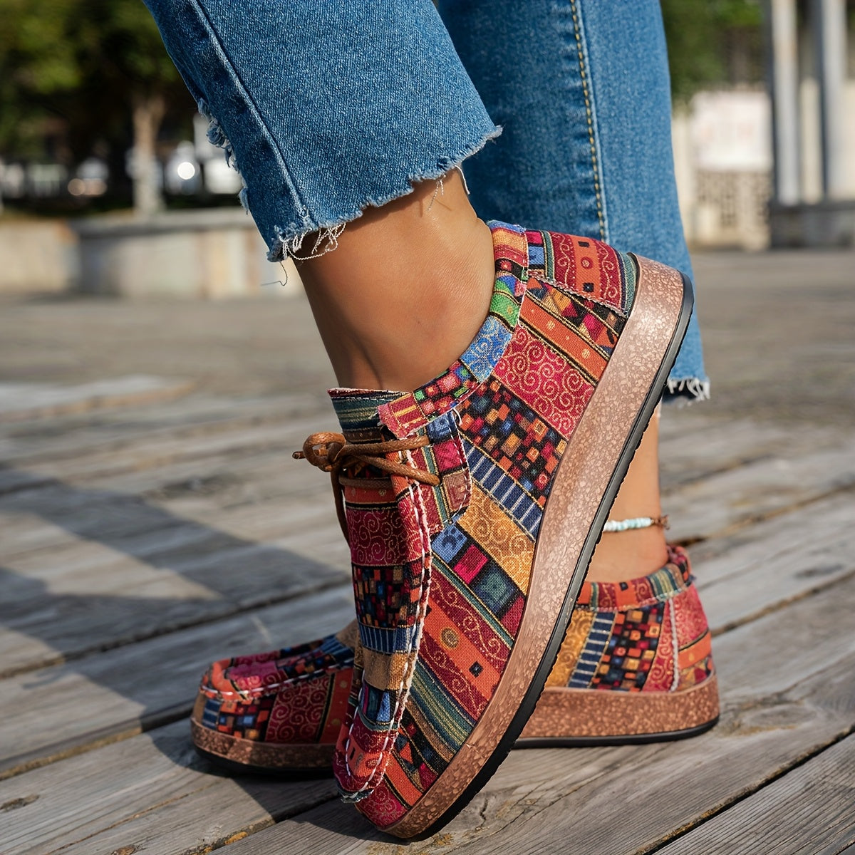 Enora - Colorful Retro Shoes for Women