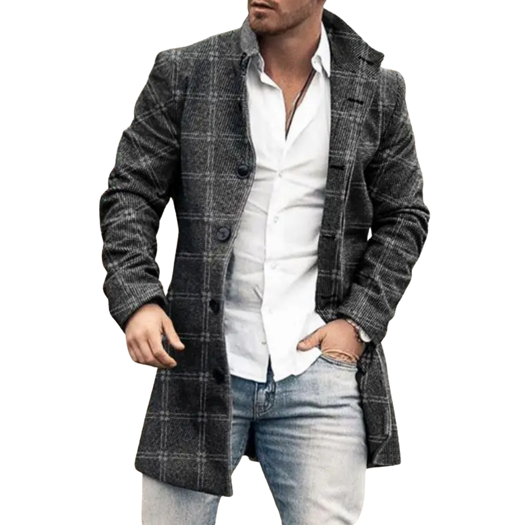 Modern Wool Overcoat