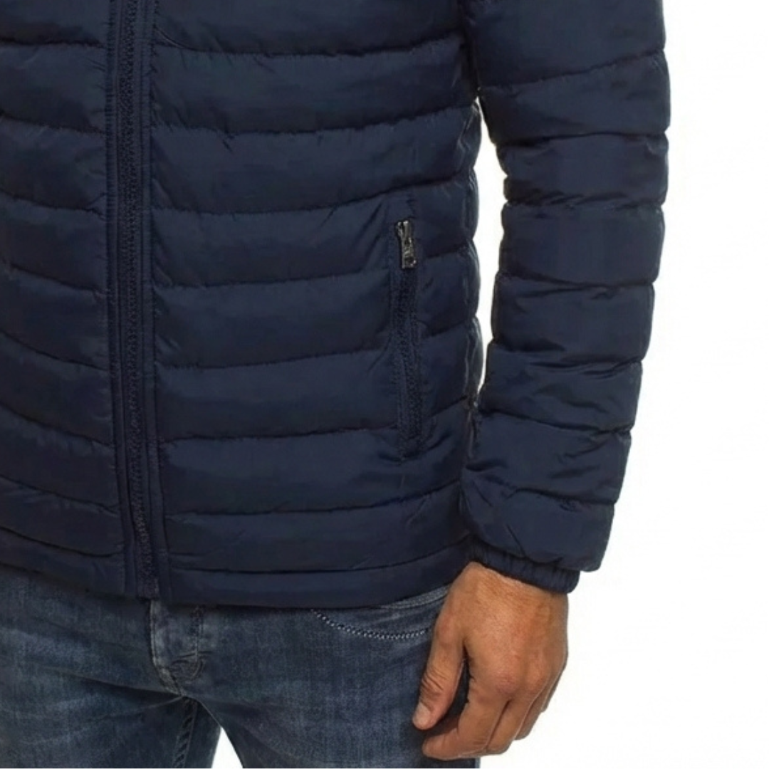 Men's Urban Style Quilted Puffer Jacket