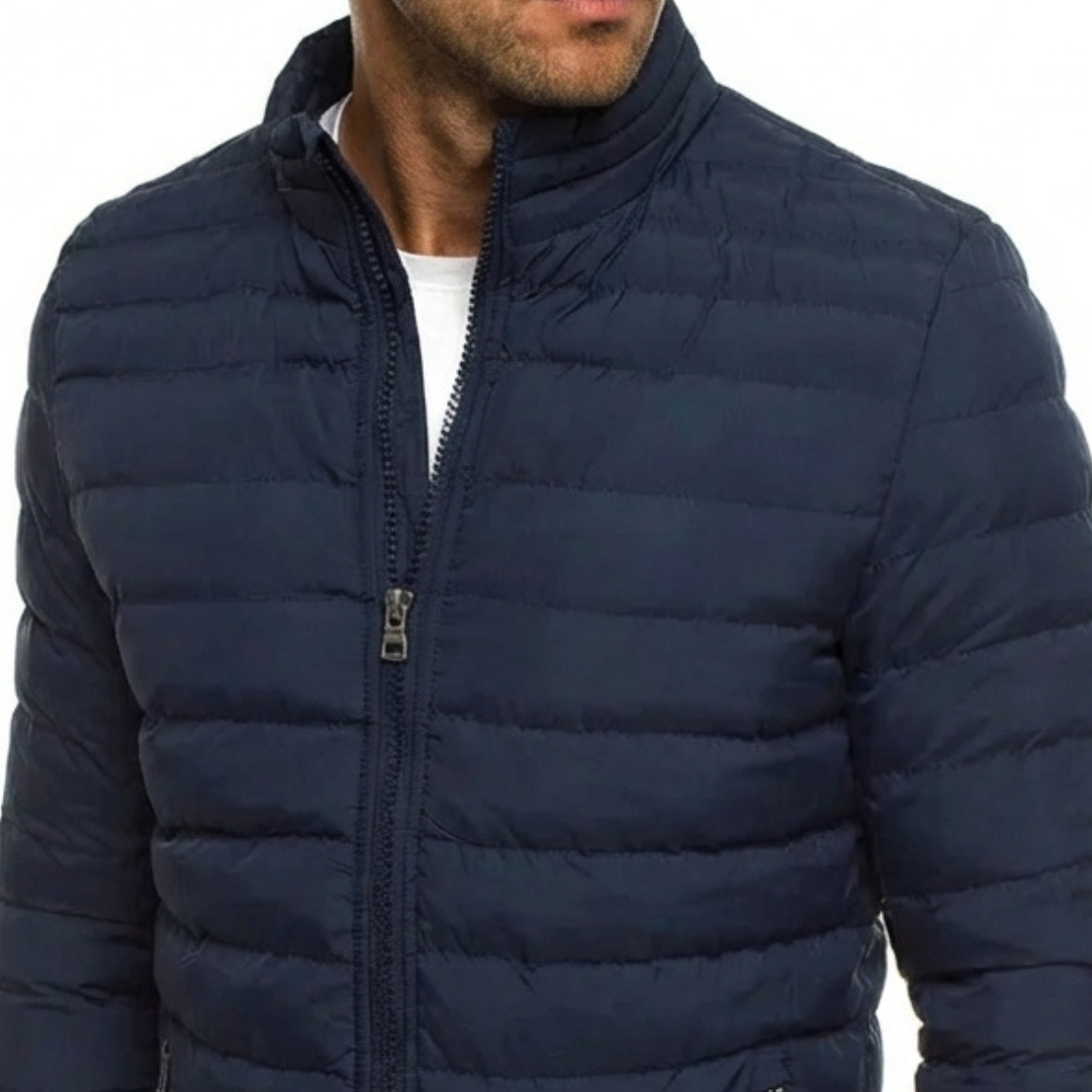 Men's Urban Style Quilted Puffer Jacket