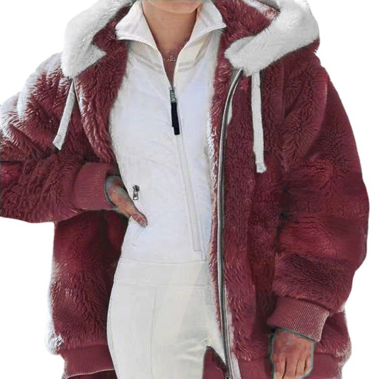 Isabella™  Women's Winter Jacket with Hood and Zipper