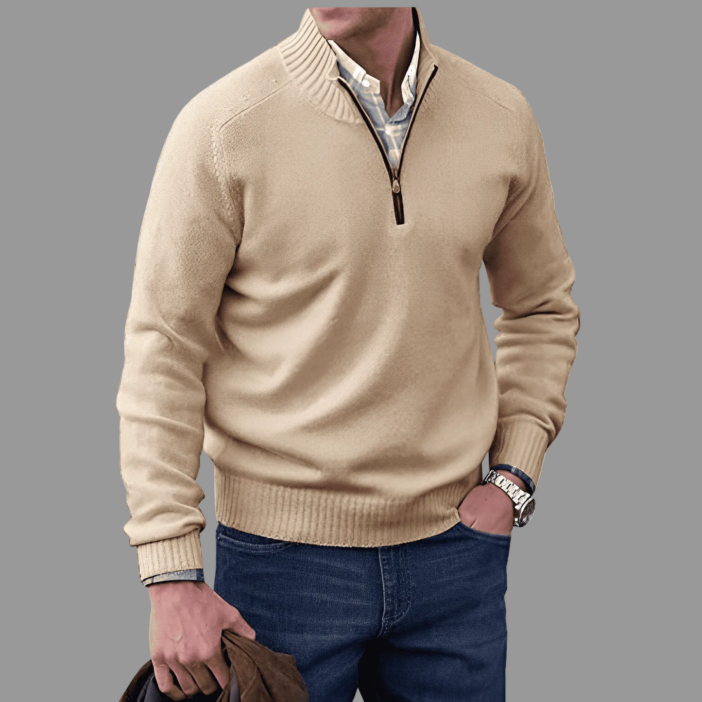 Ethan™ Modern Zip Sweater (Temporarily 1+1 Free)