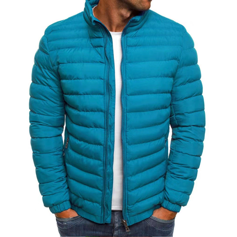 Men's Urban Style Quilted Puffer Jacket
