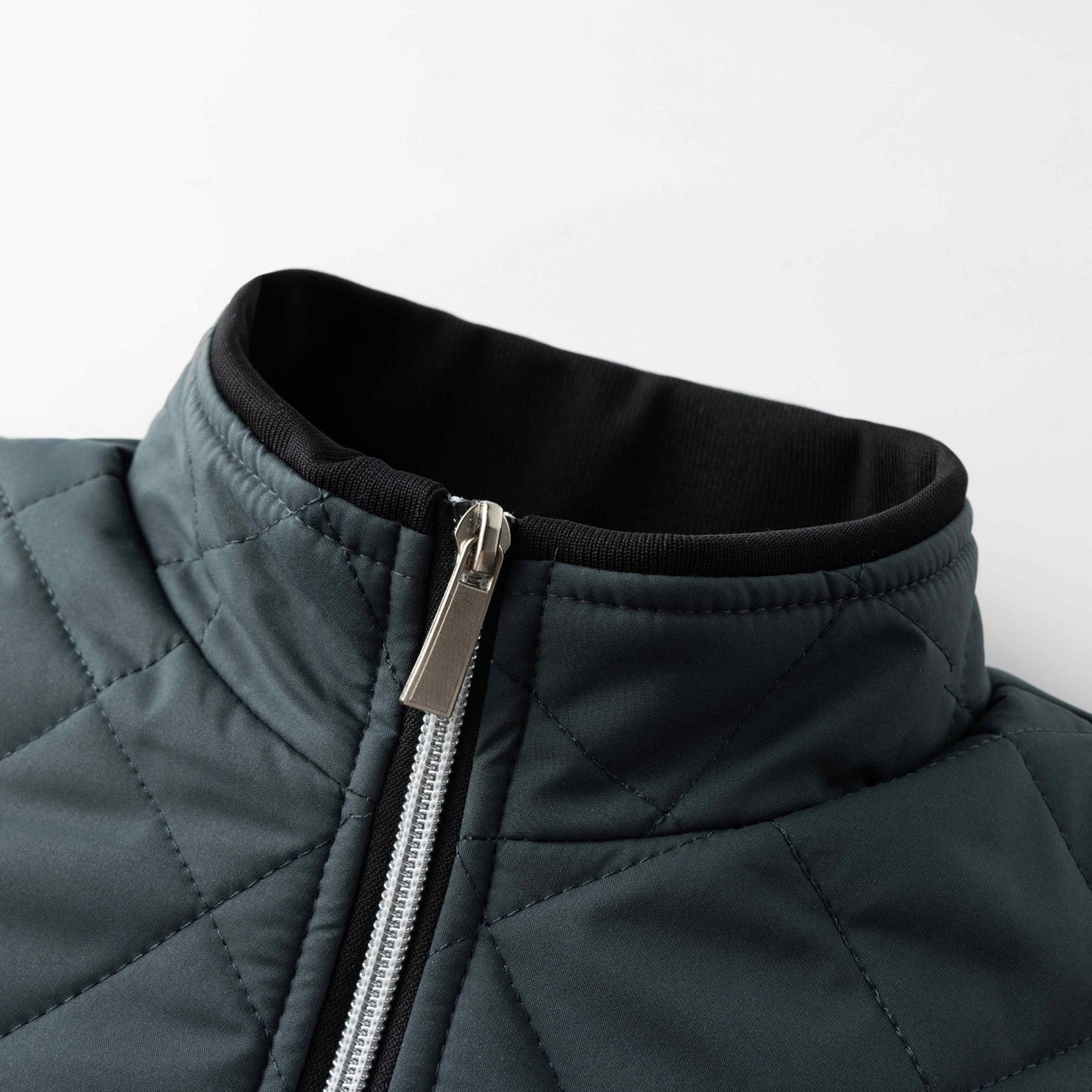 Michael - Diamond Pattern Fleece Lined Jacket