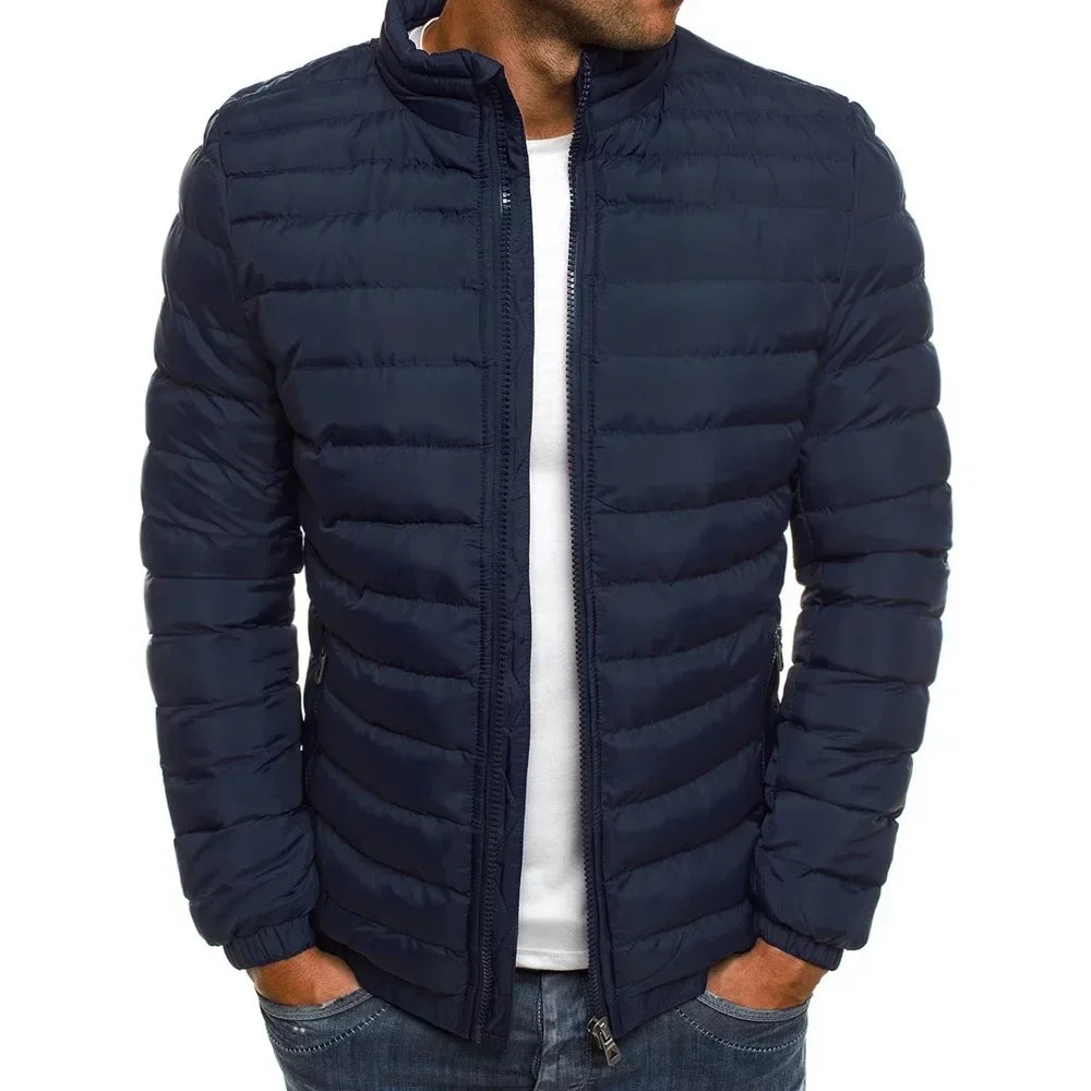 Men's Urban Style Quilted Puffer Jacket