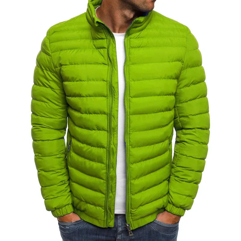 Men's Urban Style Quilted Puffer Jacket