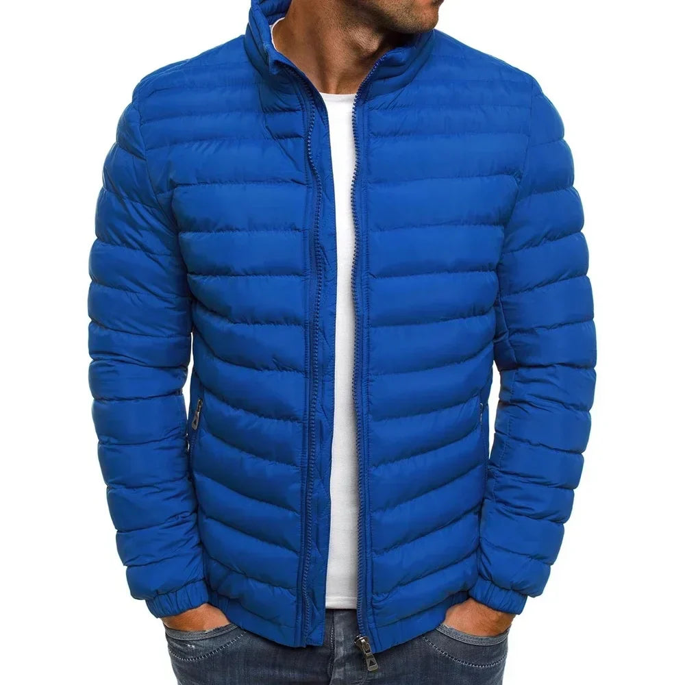 Men's Urban Style Quilted Puffer Jacket