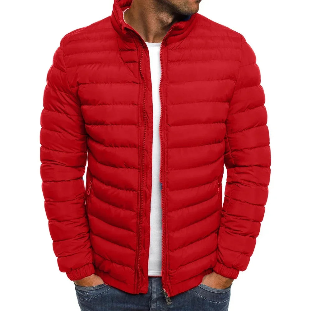 Men's Urban Style Quilted Puffer Jacket
