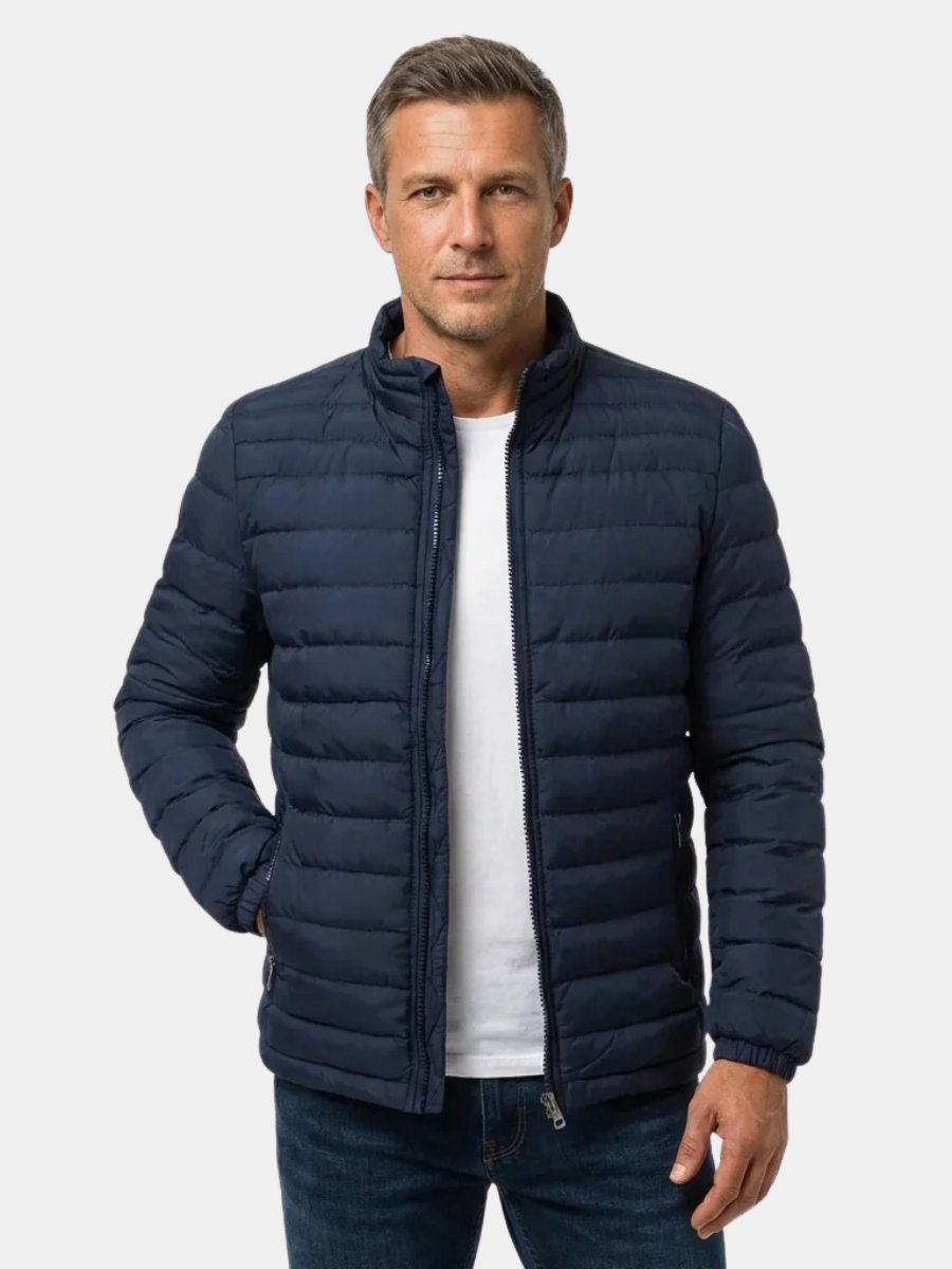 Men's Urban Style Quilted Puffer Jacket