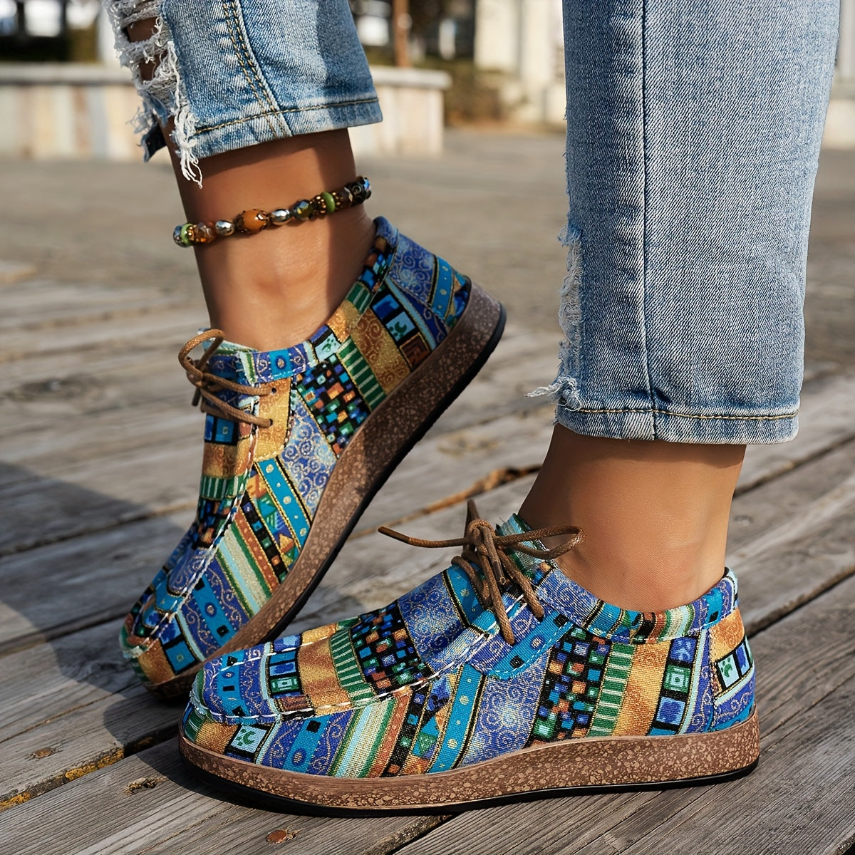 Enora - Colorful Retro Shoes for Women