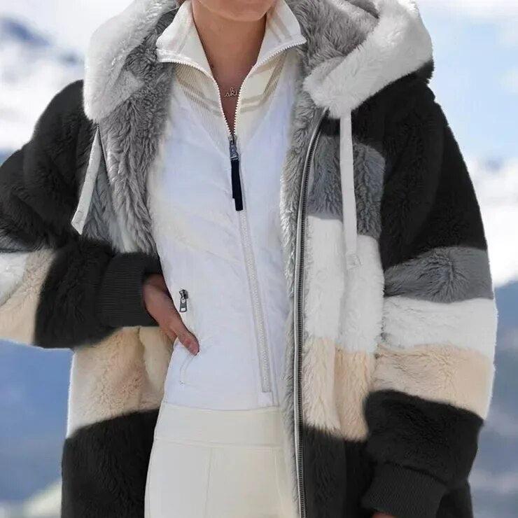 Isabella™  Women's Winter Jacket with Hood and Zipper