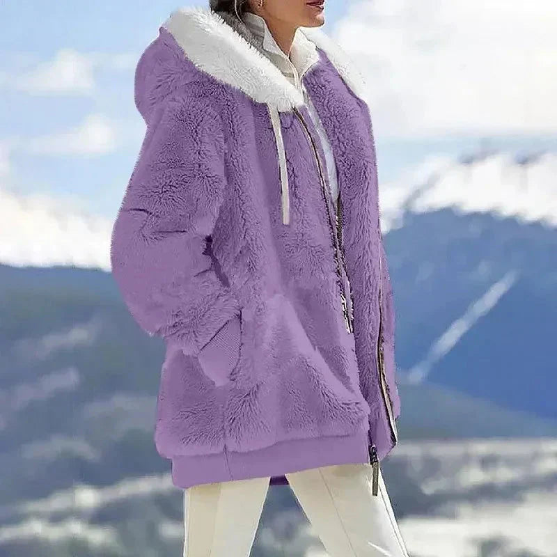 Isabella™  Women's Winter Jacket with Hood and Zipper