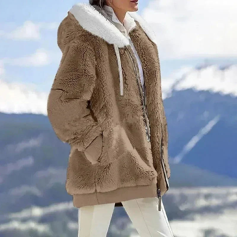 Isabella™  Women's Winter Jacket with Hood and Zipper