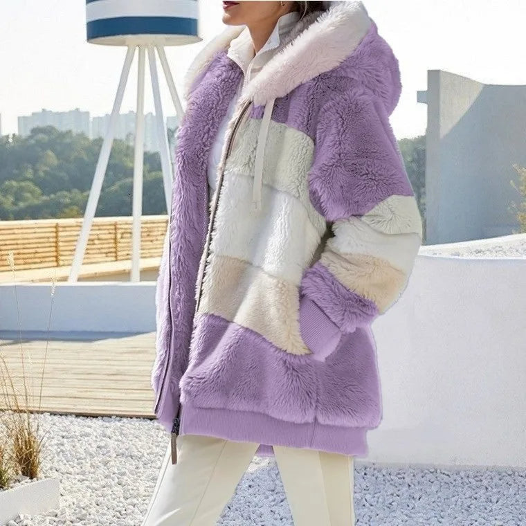 Isabella™  Women's Winter Jacket with Hood and Zipper